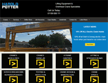 Tablet Screenshot of haroldpotter.co.uk